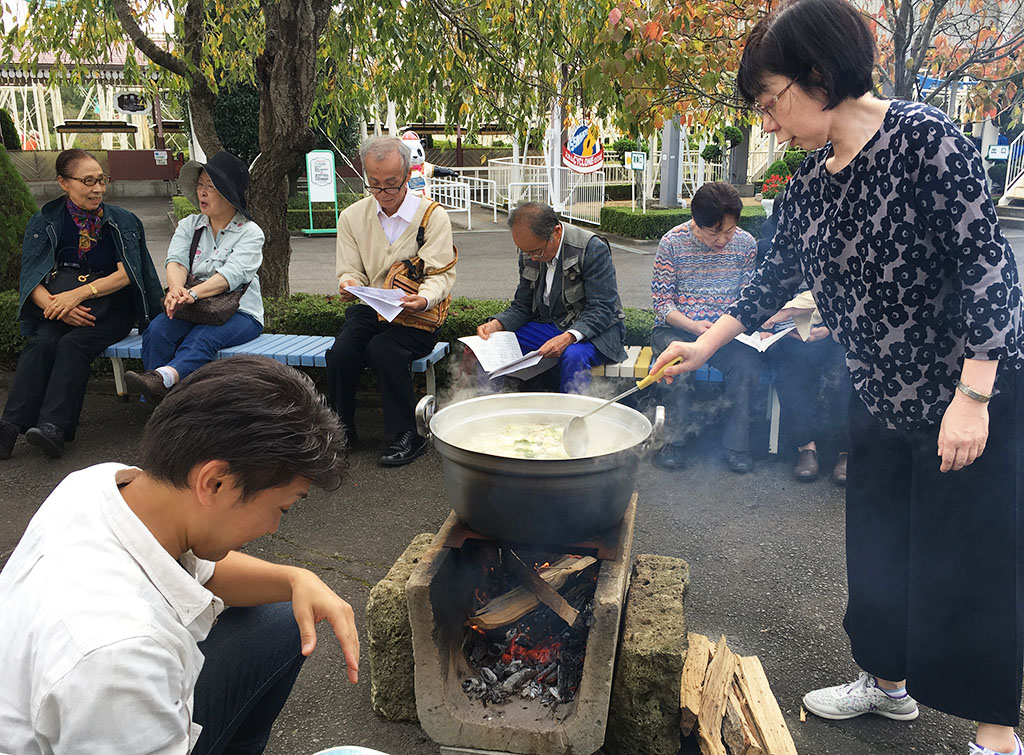 秋の例会〈八木山ベニーランド・芋煮会〉