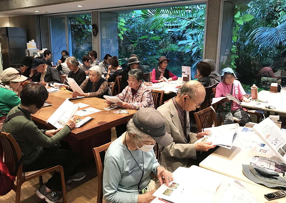 秋の植物観察会（もやいの会11月例会）〈夢の島熱帯植物館〉