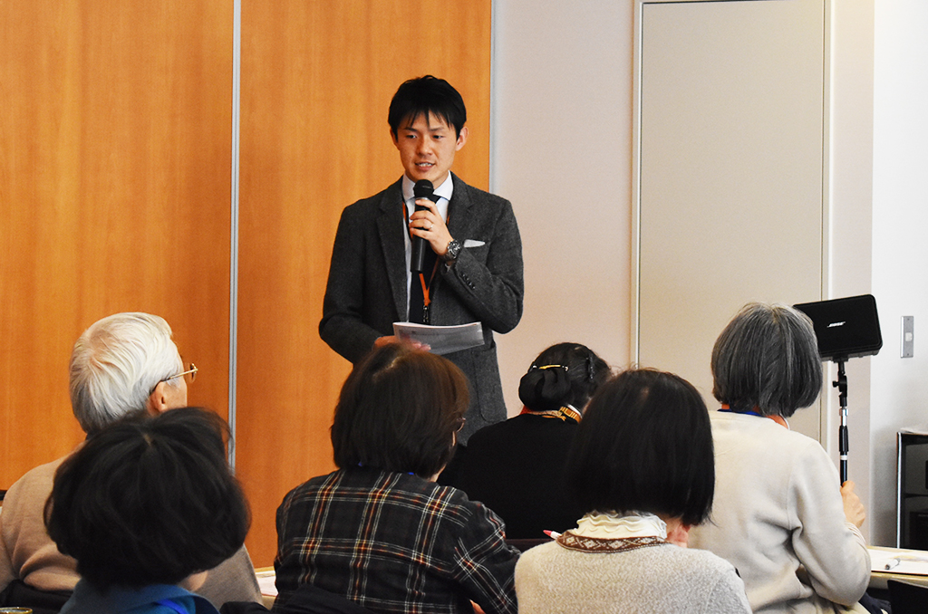 りすシステム代表・杉山 講演〈ライフ＆シニアハウス日暮里〉